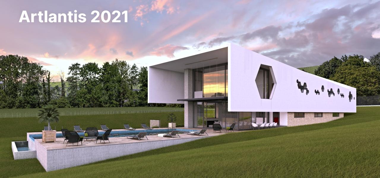 Artlantis 2021 - nejnovější verze 3D vizualizačního systému pro architekty a designéry
