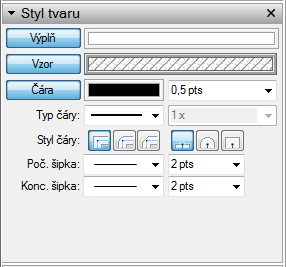 LayOut - Styl tvaru