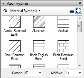 LayOut - Vzor výplně