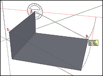 Rotující obdélník ve SketchUpu 2015